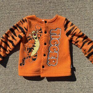 Disney Baby Tigger button up sweatshirt size 18 months
